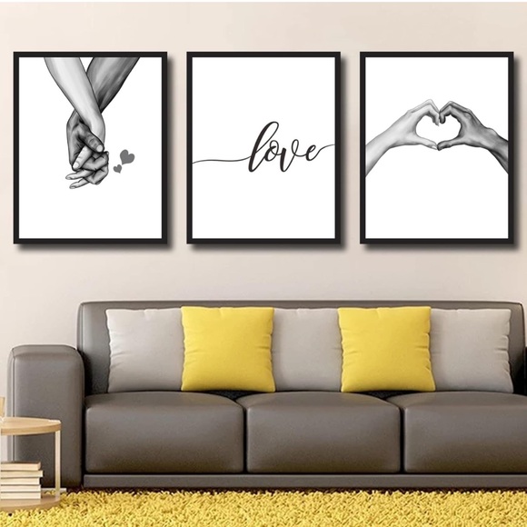 3 pcs Wall Decor Art | Frame *Not* Included - Picture 2 of 3